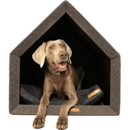 Lamoha Hundehaus dunkelgrau