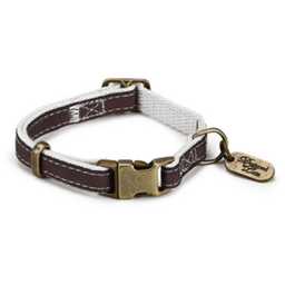 Designed by Lotte Nylon-Halsband Virante Braun - 20-30x1cm