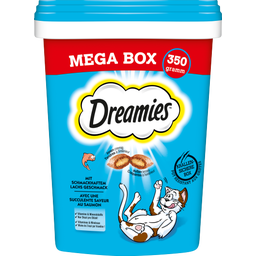 Dreamies Snacks Megabox mit Lachs