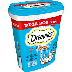 Dreamies Snacks Megabox mit Lachs