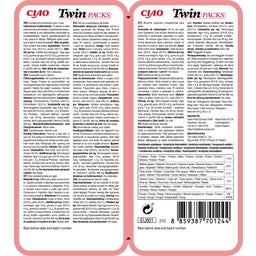 Churu Twin Packs 2 x 40g - Thunfisch und Huhn