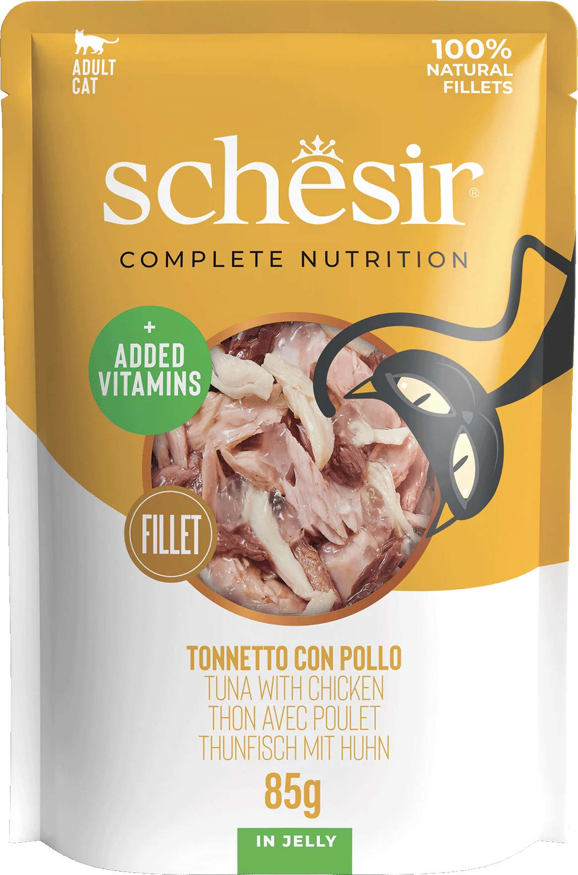 Schesir Frischebeutel - Thunfisch und Huhn