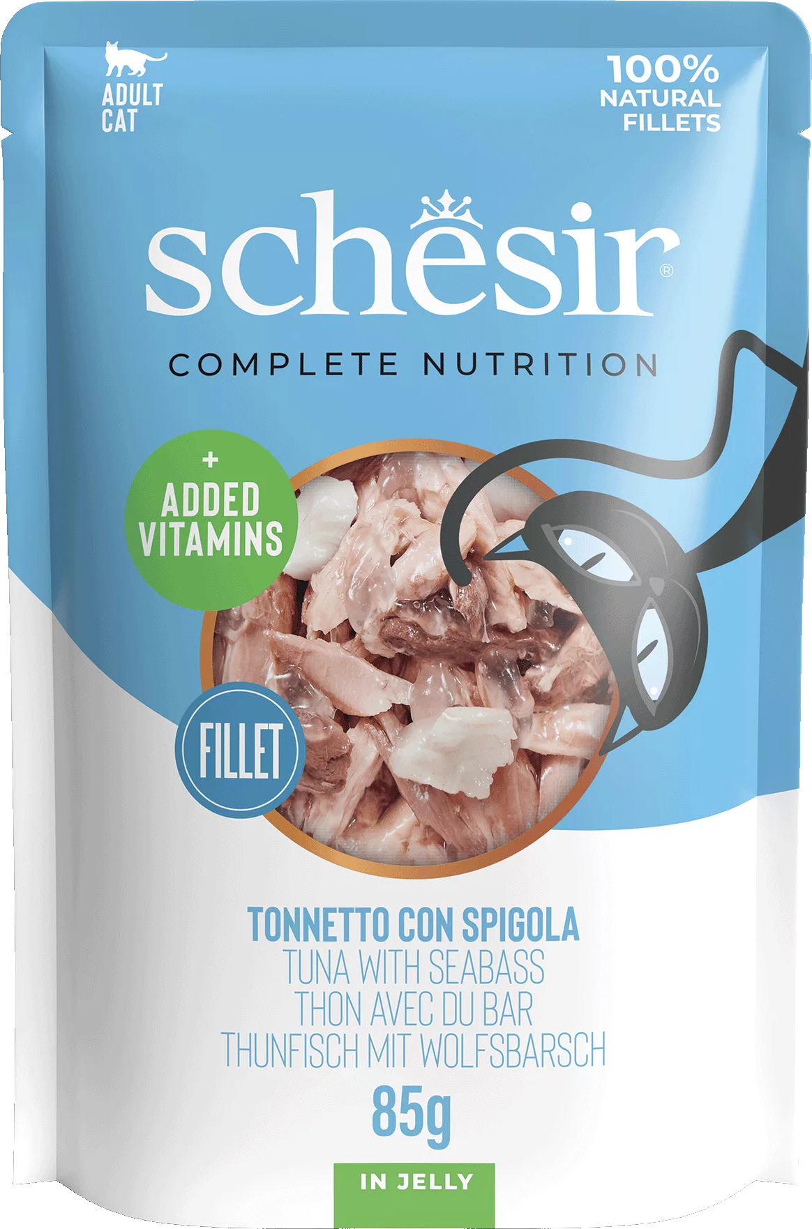 Schesir Frischebeutel - Thunfisch und Wolfsbarsch