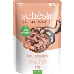 Schesir Frischebeutel 85g - Thunfisch und Lachs