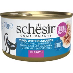 Schesir Cibo Umido con Brodo - Tonnetto con pesce azzurro