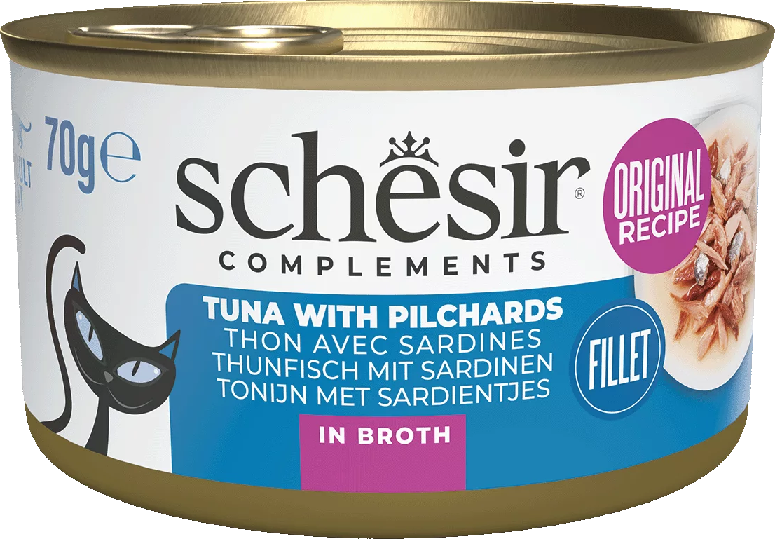 Schesir Filets in Brühe - Thunfisch und Sardine