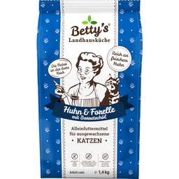 Betty's Landhausküche Trocken Adult Huhn & Forelle - 1,40 kg