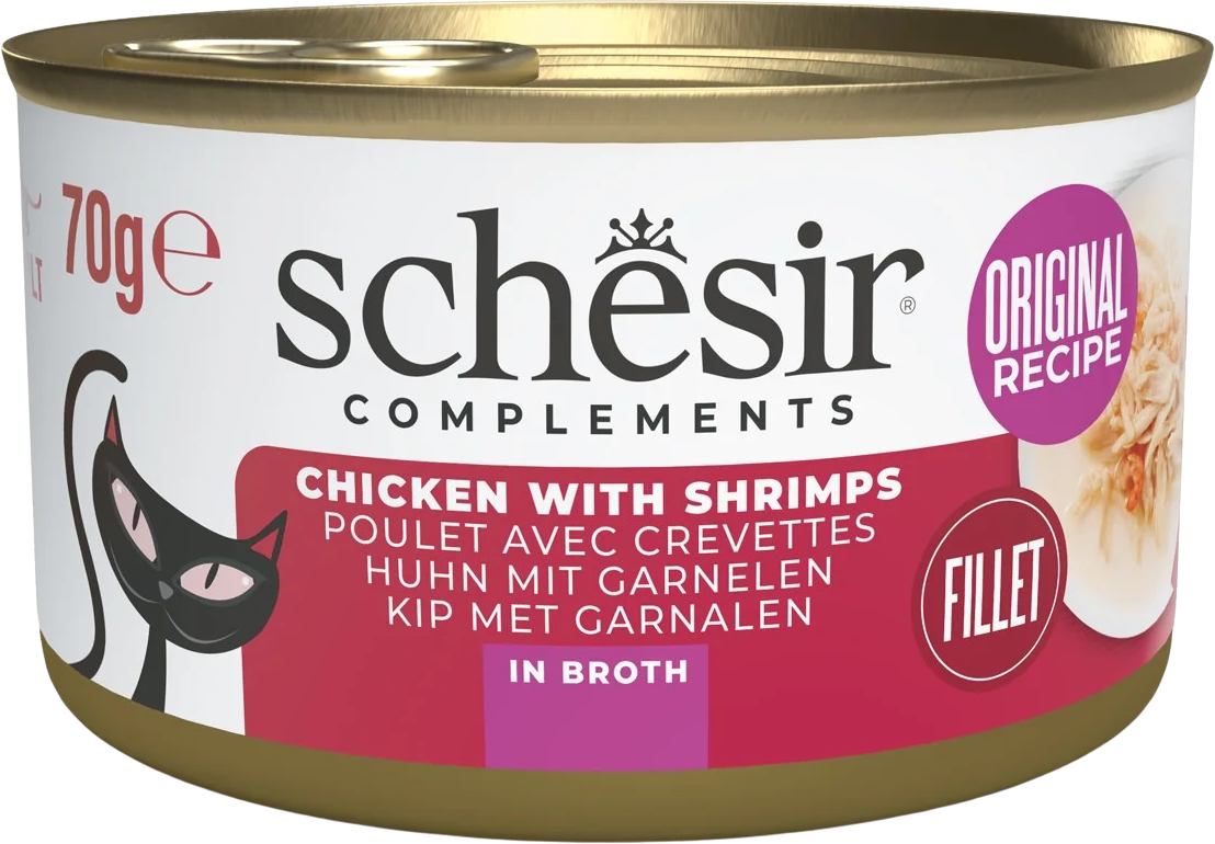 Schesir Filets in Brühe - Hühnerfilet und Krabbe