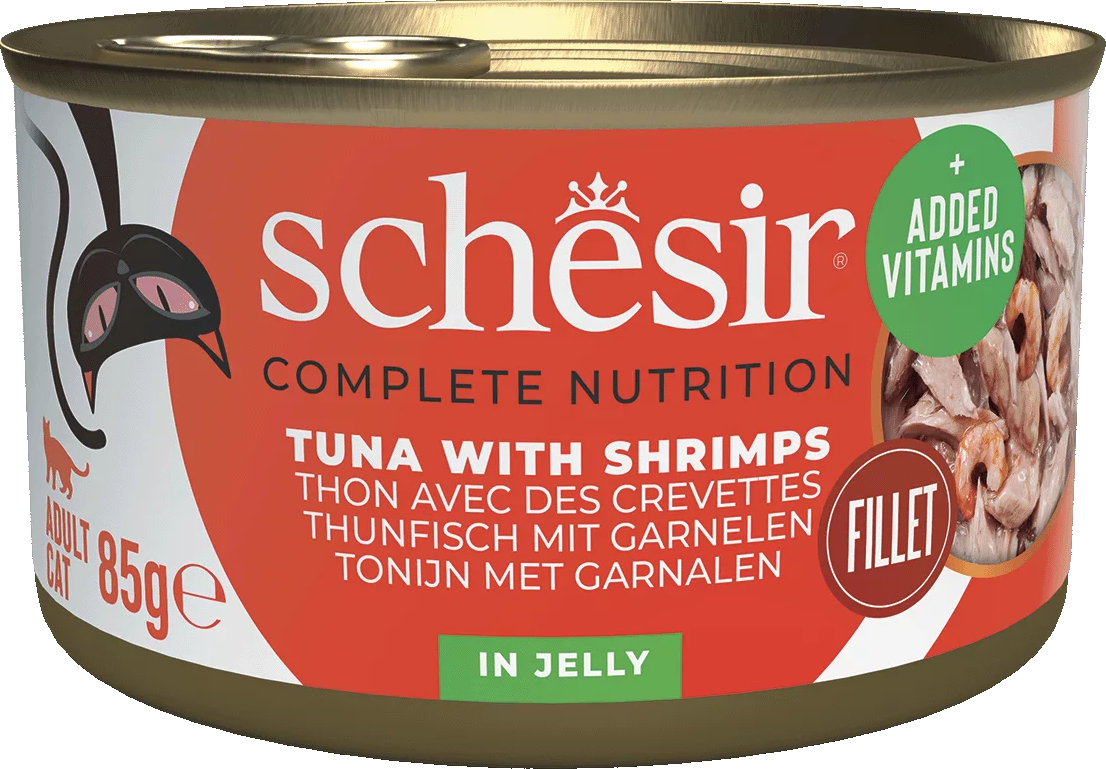 Schesir Dose Jelly - Thunfisch und Garnele