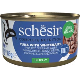 Schesir Boîte Gelée 85 g - Thon et blanchailles