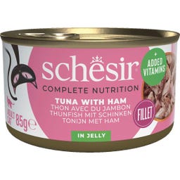 Schesir Dose Jelly 85g - Thunfisch und Schinken