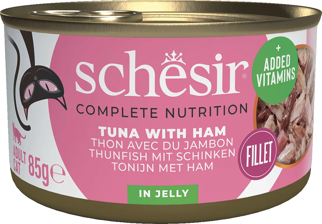 Schesir Dose Jelly - Thunfisch und Schinken