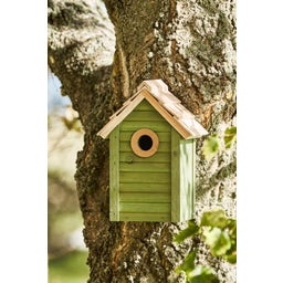 Ib Laursen Vogelhaus mit Reinigungsklappe - Grün