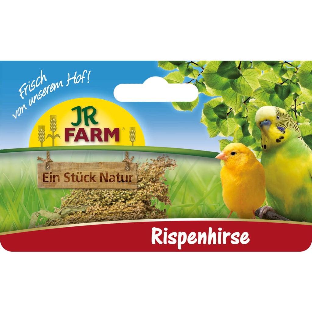 JR Farm Vogelfutter Rispenhirse 400g - Natürliches Leckerli Für Ziervögel
