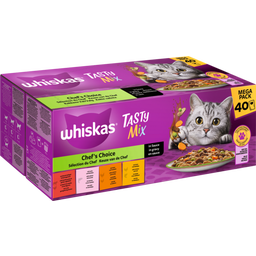 Whiskas Megapack Tasty Mix Chef's Choice 40x85g - 3.400 g