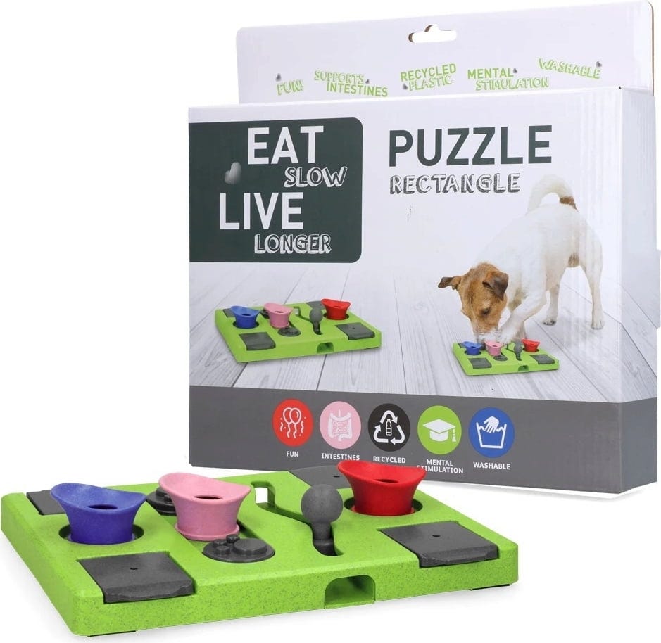 Eat Slow Live Longer Puzzle - Rectangle