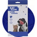Live Longer - Tapis de Léchage Soccer Ball - Bleu