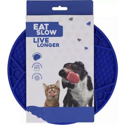 Live Longer - Tapis de Léchage Soccer Ball - Bleu