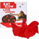 Eat Slow Live Longer Gobble Stopper - Rood