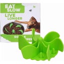 Eat Slow Live Longer Gobble Stopper - zelená