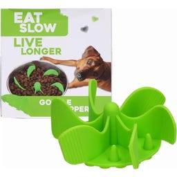 Eat Slow Live Longer Gobble Stopper - zelená