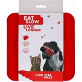 Eat Slow Live Longer Lick Mat Wave