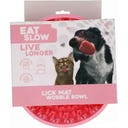 Live Longer - Podloga za lizanje Wobble Bowl - Roza