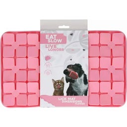 Eat Slow Live Longer Lick Mat Dimensions Flower - Pink