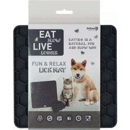 Eat Slow Live Longer Leckmatte Honeycomb - Grau