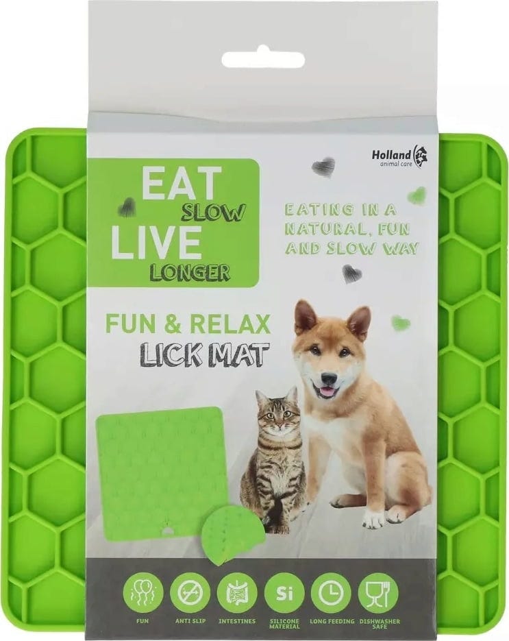 Eat Slow Live Longer Leckmatte Honeycomb - Grün