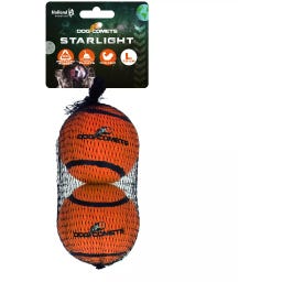 Dog Comets Starlight Tennisbal - Oranje - L (set van 2)