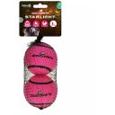 Dog Comets Starlight Tennisball Rosa - L (2er Pack)