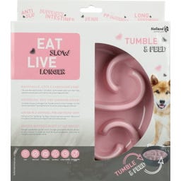 Live Longer Slow Feeder Bowl - Pink