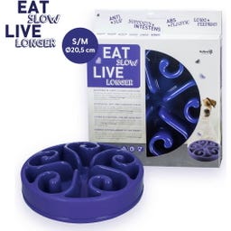 Eat Slow Live Longer Original S - Blauw