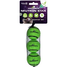 Neutron Star Tennis Ball With Squeaker Green - S (Confezione da 3)
