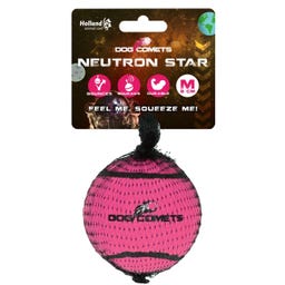 Dog Comets Neutron Star Tennis Ball Pink - M