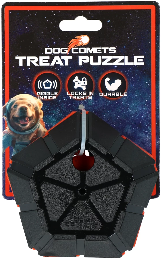 Dog Comets Treat Puzzle - Orange