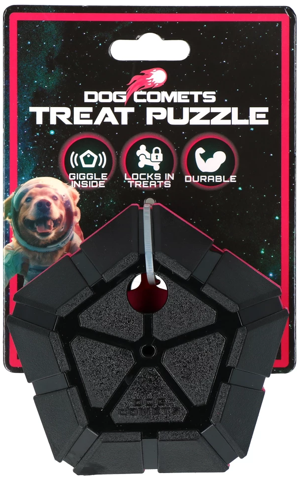 Dog Comets Treat Puzzle - Rosa