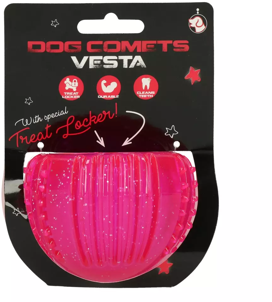 Dog Comets Treat Locker - Rosa