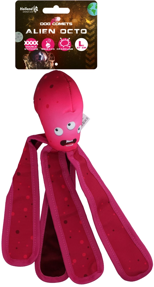 Dog Comets Alien Octo Rosa - L