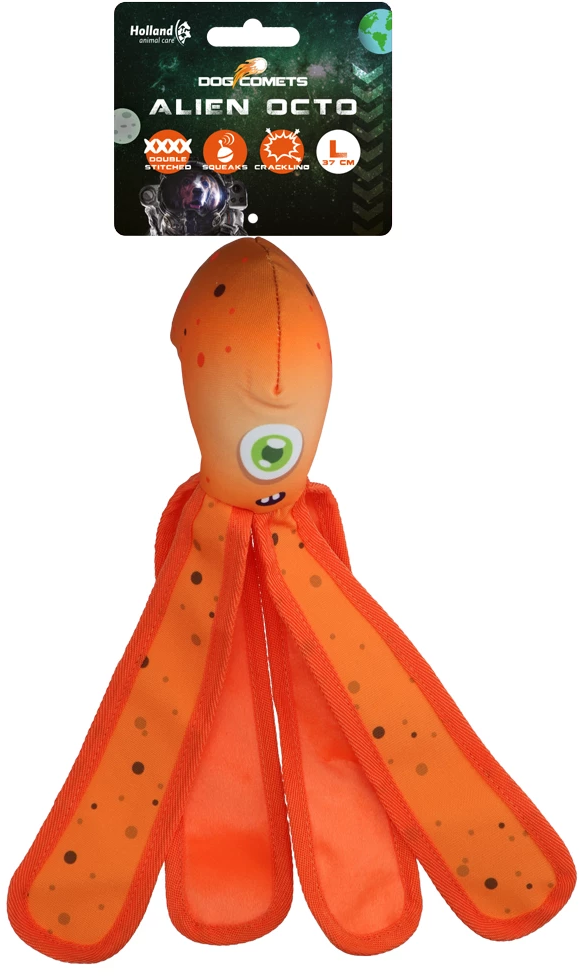 Dog Comets Alien Octo Orange - L