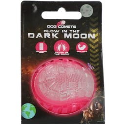 Dog Comets Glow In The Dark Moon Ball Rosa - S