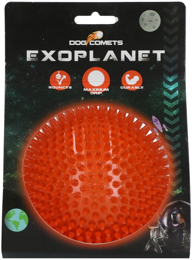 Dog Comets Exoplanet Igelball Orange - L