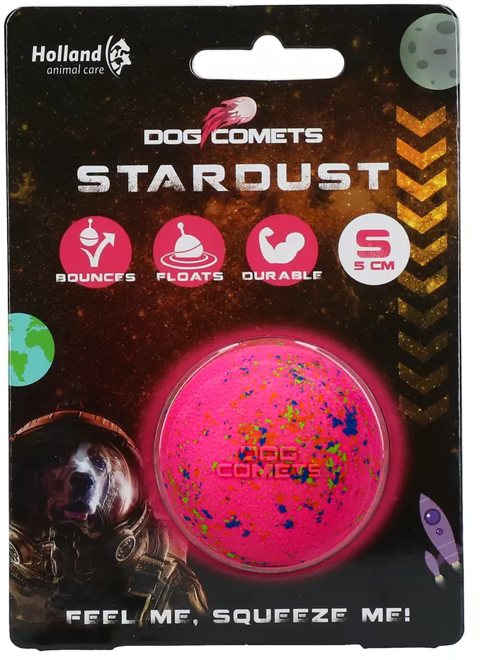 Dog Comets Stardust Rosa - S