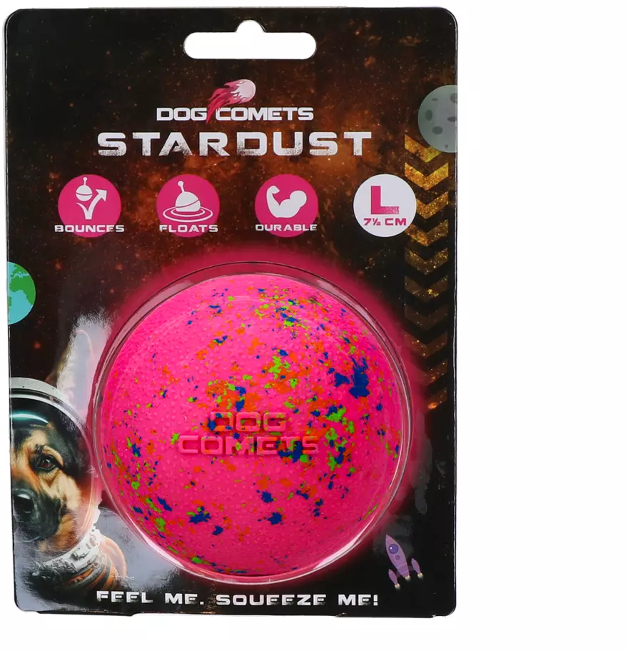 Dog Comets Stardust Rosa - L