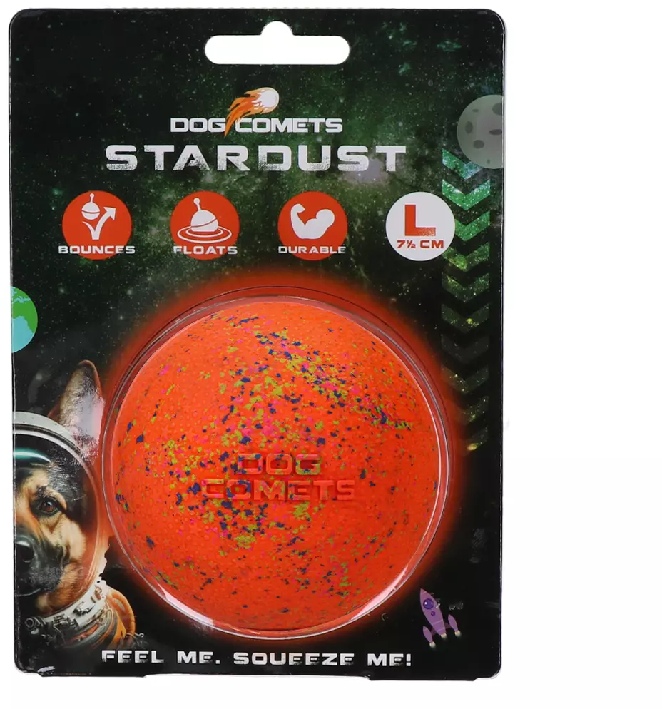 Dog Comets Stardust Orange - L