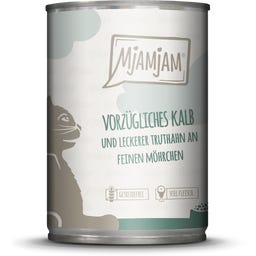 Mjamjam Kalfsvlees, Kalkoen en Wortelen - 400 g