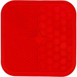 Eat Slow Live Longer - Tappetino da Leccare Duo M - Rosso