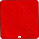 Eat Slow Live Longer Lick Mat Cross - Red