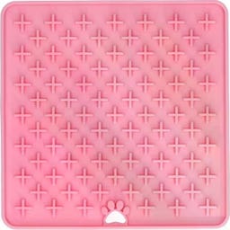 Eat Slow Live Longer - Tapis de Léchage Cross - Rose